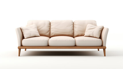 House couch sofa comfort isolated on pure white background