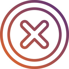 Obraz premium Cross icon