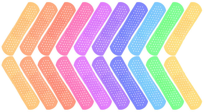 Sparadraps couleurs 