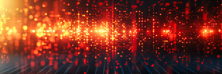 The digital pulse of technology, where abstract designs meet futuristic concepts in a vibrant display