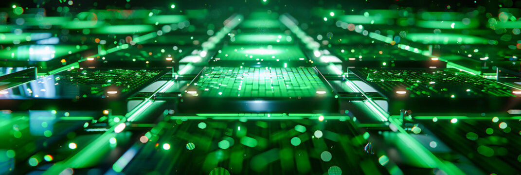 Technology glows in the dark, where gaming and innovation light up the night with a spectrum of colors and dynamic movement