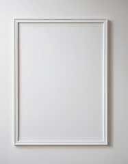 Fototapeta premium white photo frame
