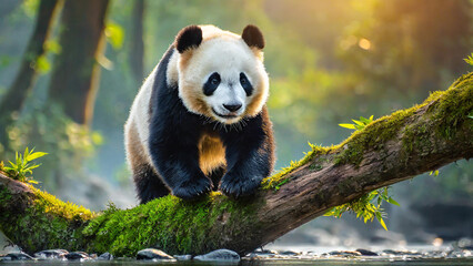 Obraz premium panda bear