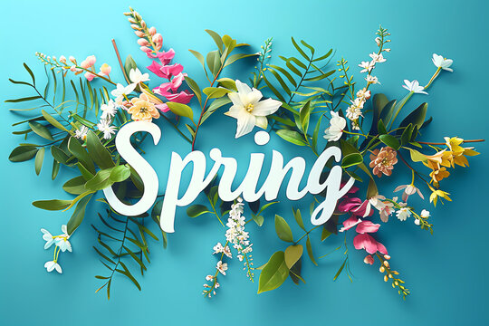 spring background concept, AI generated