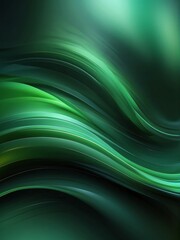 Obraz premium Dark green motion blur abstract background from Generative AI