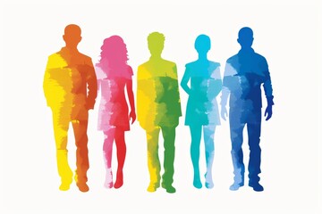Obraz premium LGBTQ Pride new car. Rainbow lgbtq+ in campaigning colorful fellow diversity Flag. Gradient motley colored lgbtti2qqaa+ LGBT rights parade festival androgynous pride community equality