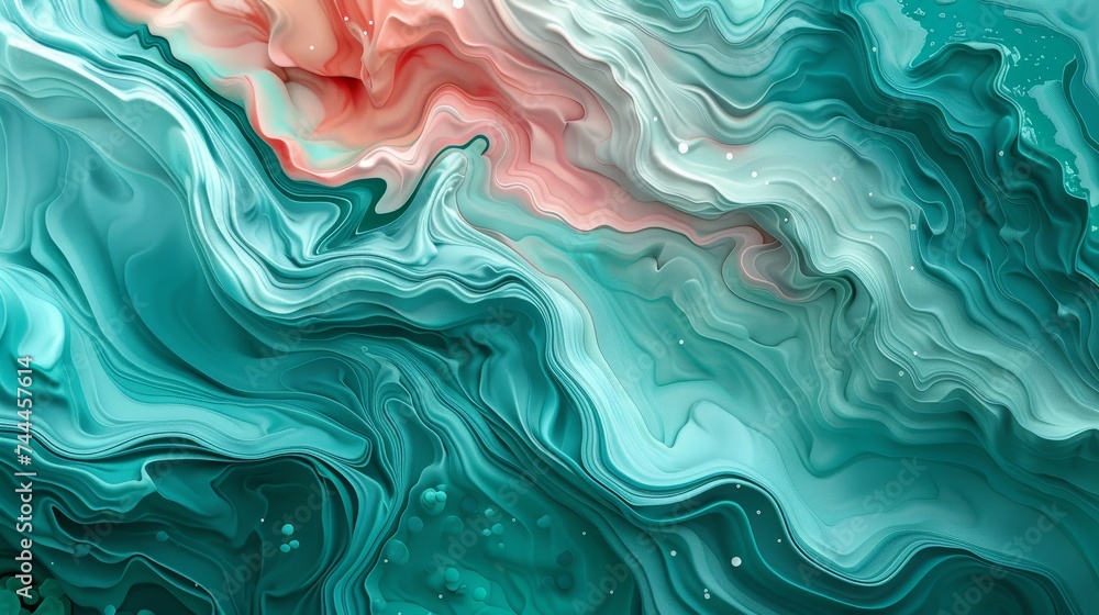 Poster capture the essence of movement and color in fluid art, where abstract designs emerge from the chaos