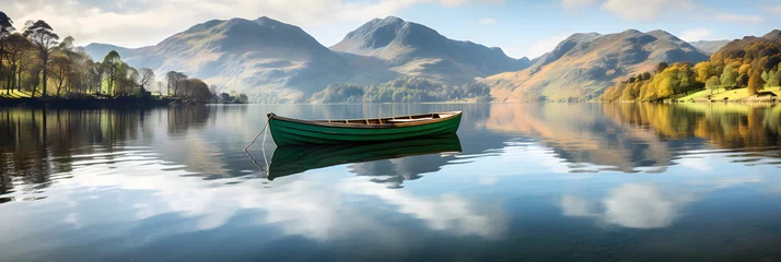 Foto op Plexiglas Majestic Panoramic View of Lake District National Park - A Spellbinding Symphony of Nature's Beauty © Troy