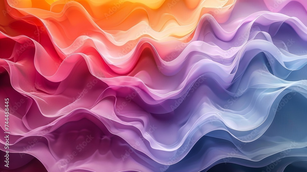Poster experience the fusion of digital art and nature in backgrounds where abstract textures and gradients