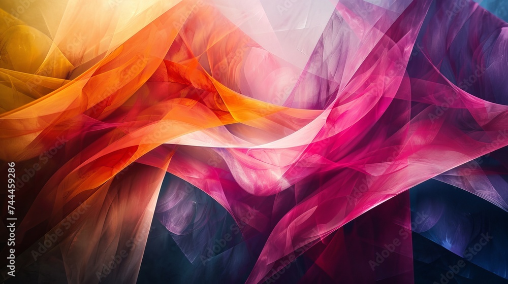 Aufkleber immerse yourself in abstract designs where geometric patterns dance across backgrounds, embodying th