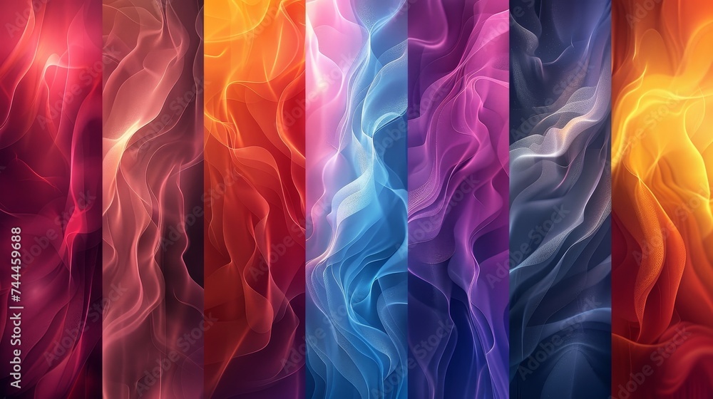 Aufkleber journey through a collection of backgrounds where abstract textures and geometric precision blend se