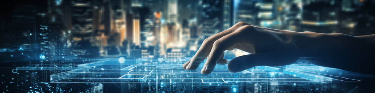 network, urban planning concept 