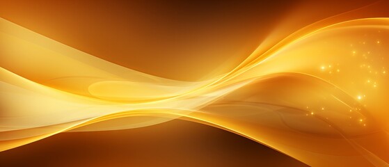 Captivating Golden Waves: Abstract Background Illuminated with Radiant Brilliance