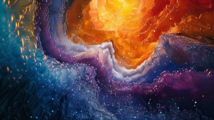 Fototapeta premium Step into a universe of abstract backgrounds, where textures defy logic and lines lead to infinity, challenging perceptions and inspiring awe