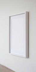 empty picture frame on wall