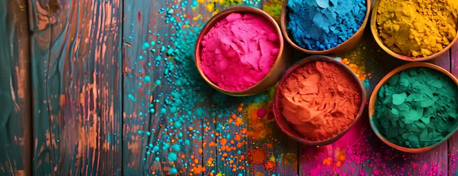 holi background 4K Video
