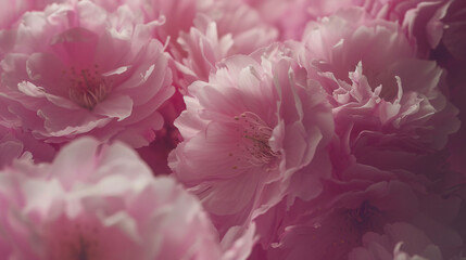 Detail of pink Sakura flower in Japan.