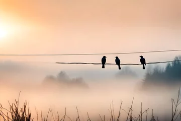 Kissenbezug birds on the lake © Muhammd