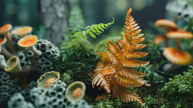 Fern and spore