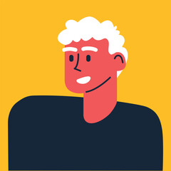 Icons man. People avatars. Vector illustration