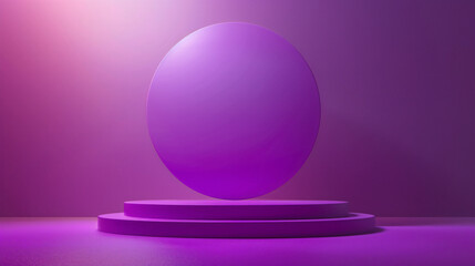 Gradient spot light effect on purple background.