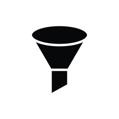 funnel icon vector template simple and clean