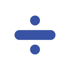 divide icon vector template simple and clean