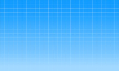 Sky blue grid pattern gradient vector background