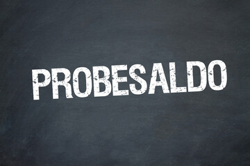 Obraz premium Probesaldo 