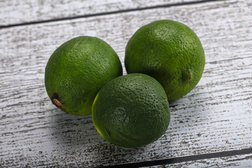 Green sour tropical Lime fruit