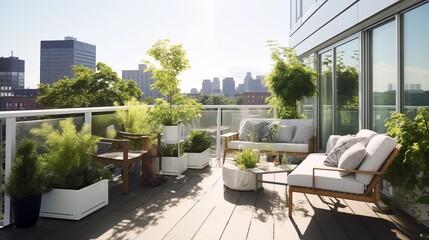 Minimalist Urban Garden Create a sunroom as a minimalist urban garden
