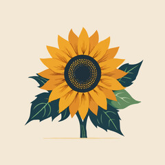 abstract sunflower background
