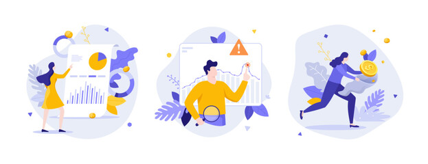 Set Of Business Characters Concepts