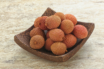 Sweet juice lychee tropical fruit