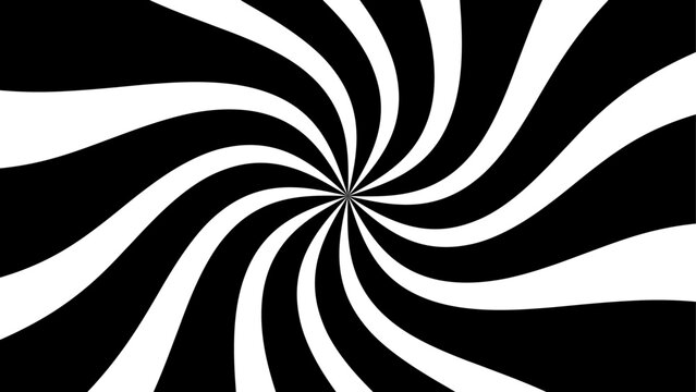 旋回する渦の背景（モノクロ）