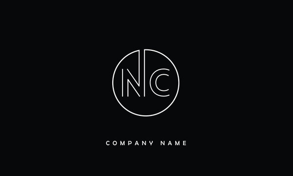 NC, CN, N, C Abstract Letters Logo Monogram