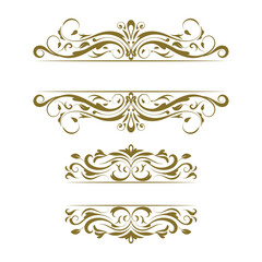wedding invitation card vintage luxury swirl text box title frame illustration design 