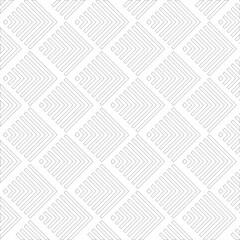 Abstarct seamless ornamental vector patterns and swatches. White and grey geometric oriental backgrounds.	