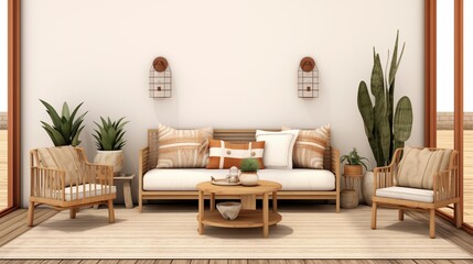 Modern Desert Oasis Infuse your sunroom with modern desert-inspired design