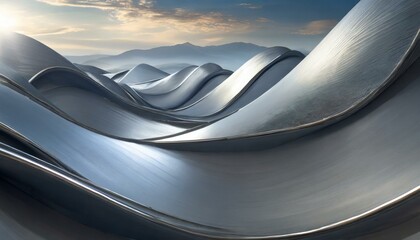 Fototapeta premium silver metal background