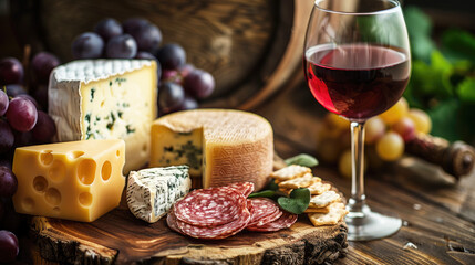 Wine and cheese