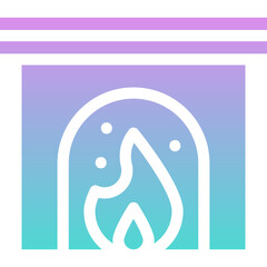 Fireplace icon