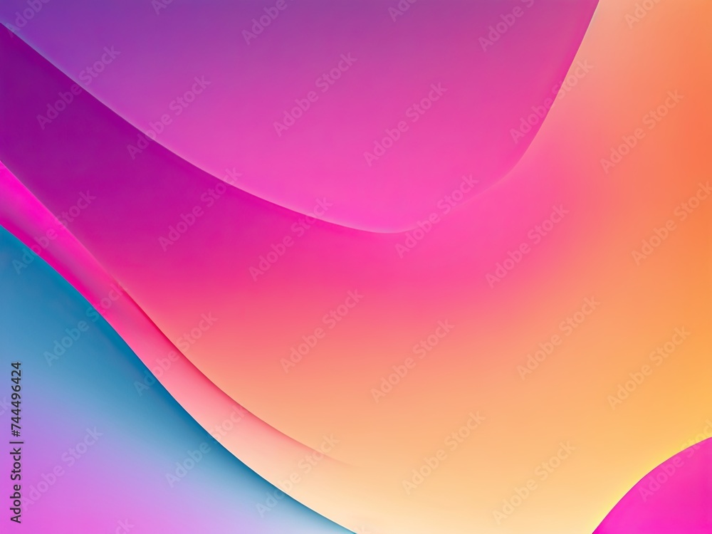 Poster ai-generated soft color contemporary gradient abstract background