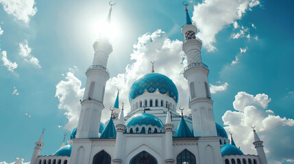 Fototapeta na wymiar Kul Sharif Mosque in Kazan.