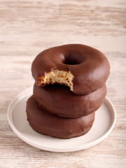 Chocolate glazed donuts