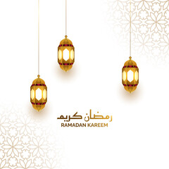 gold ramadan or ramadhan 3d islamic lantern lamp design