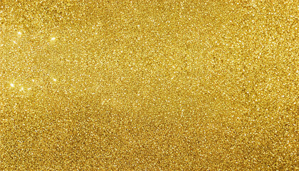 Golden glitter texture background with copy space