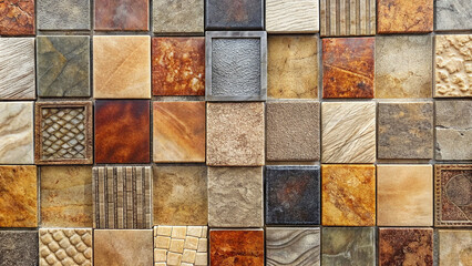 many different tiles, texture background