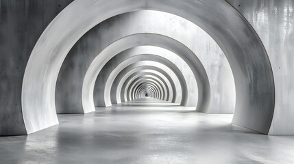 A deserted tunnel invites mystery and exploration, its dark passage a metaphor for journeys both...