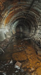 A Flooded and Abandoned Tunnel